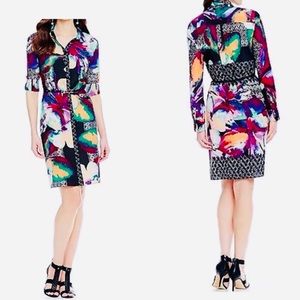 🌟NWT Antonio Melani Cersi Belted Shirt Dress 10